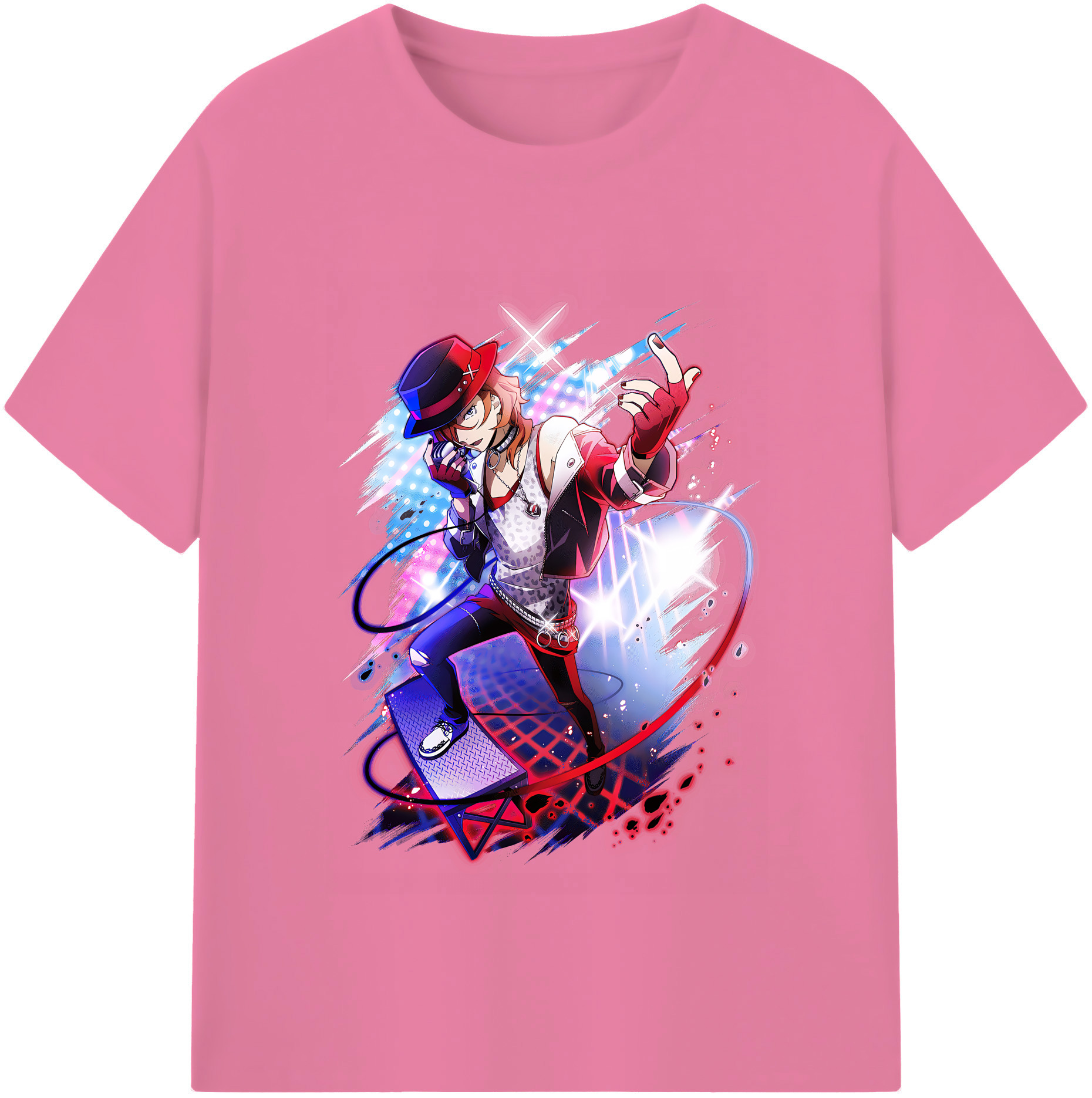（画像用） 文豪ストレイドッグス Bungo Stray Dogs 綿100％半袖Tシャツ（フロントプリント）